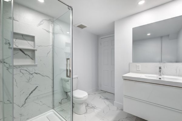 Basement Bathroom Installation in Stamford