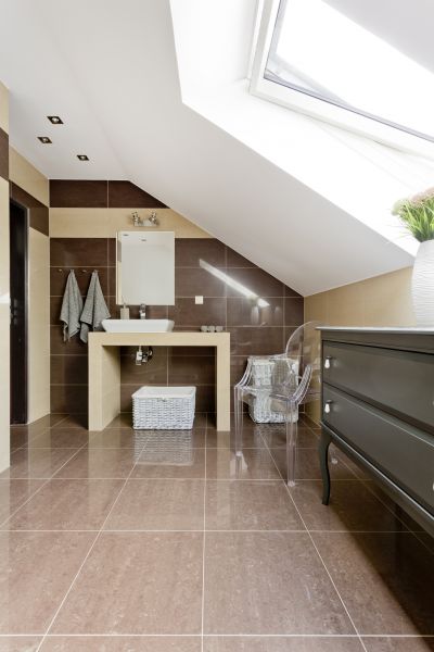 Attic Bathroom Installation in Stamford