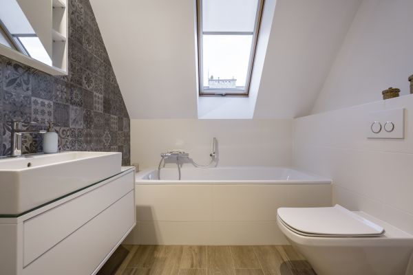 Attic Bathroom Construction in Stamford